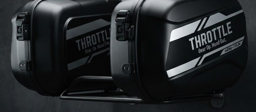 Hard-Shell Panniers — detail view