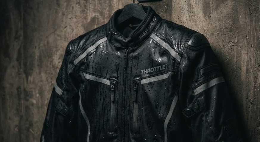Waterproof Riding Jacket — detail view